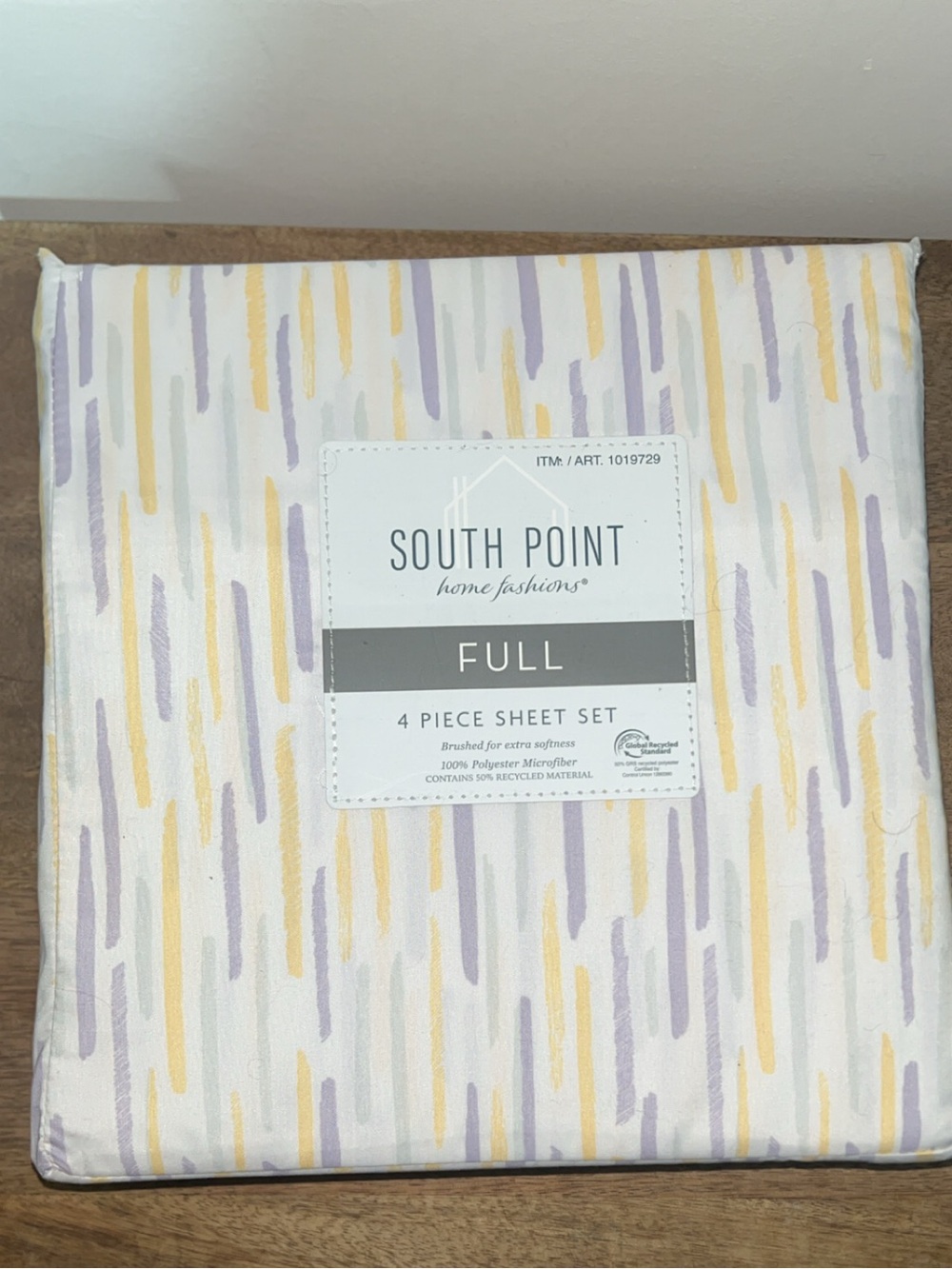 South Point Full Sheet Set in Lavender and Yellow